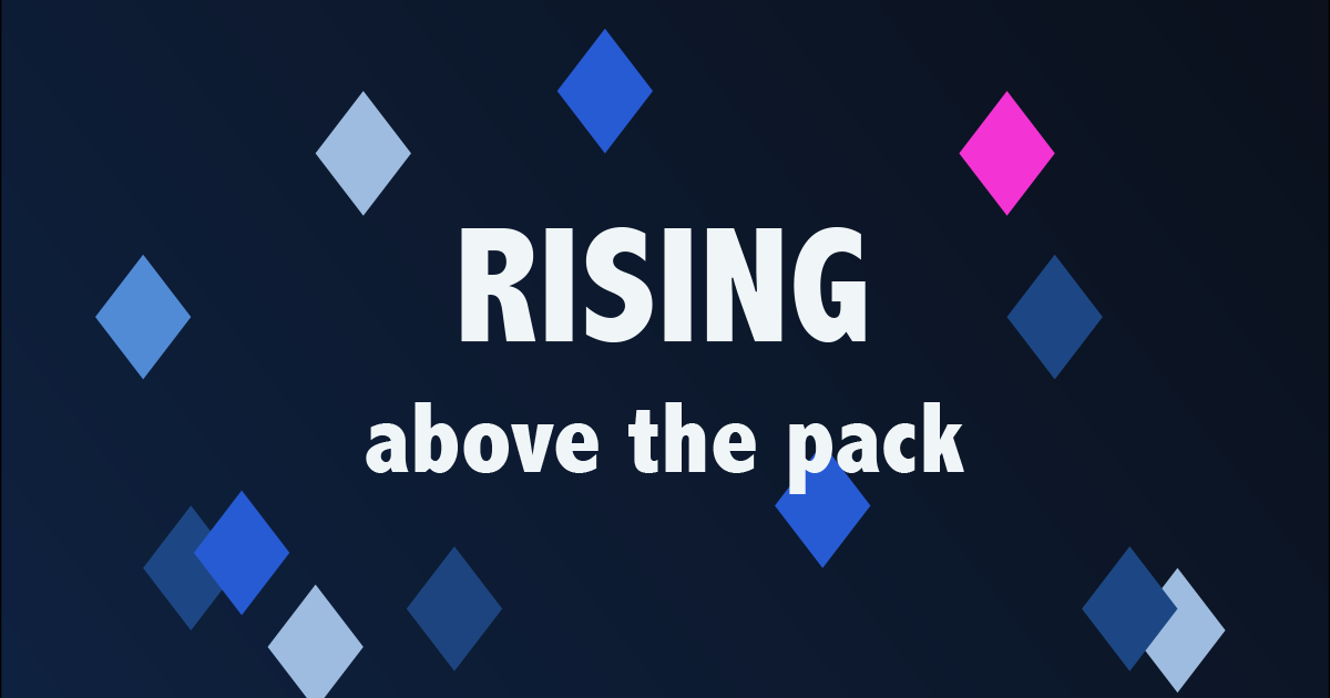 Rising Above The Pack I Terefic Blog